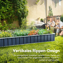 KING BIRD Hochbeet Kit 258x90x30cm verzinkt Pflanzkasten