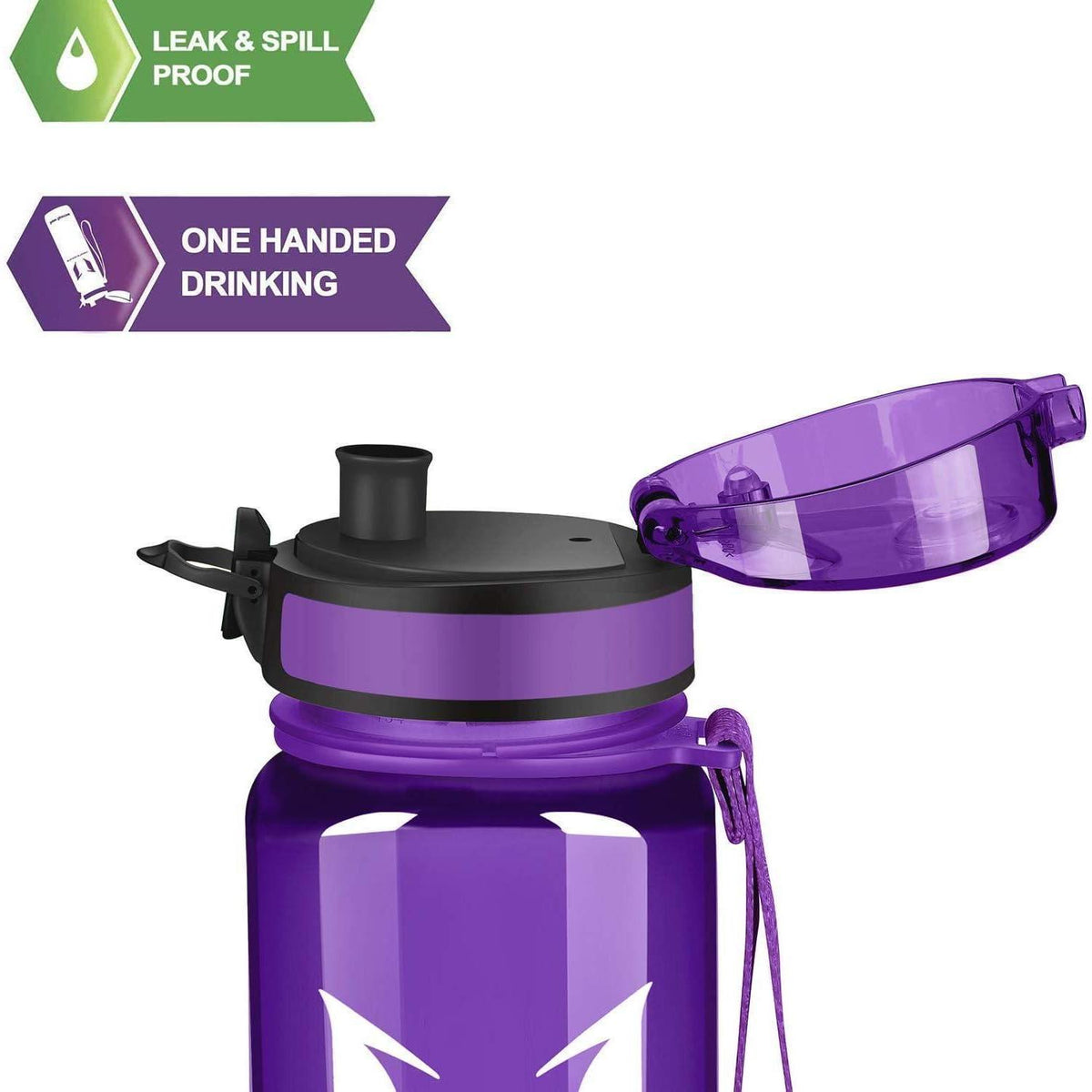 Sport Trinkflasche Tritan 500ml Veilchen BPA-frei