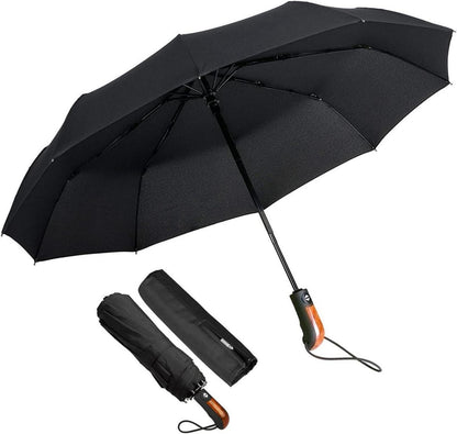 Regenschirm sturmsicher mit XL Automatik & Teflon-Schicht