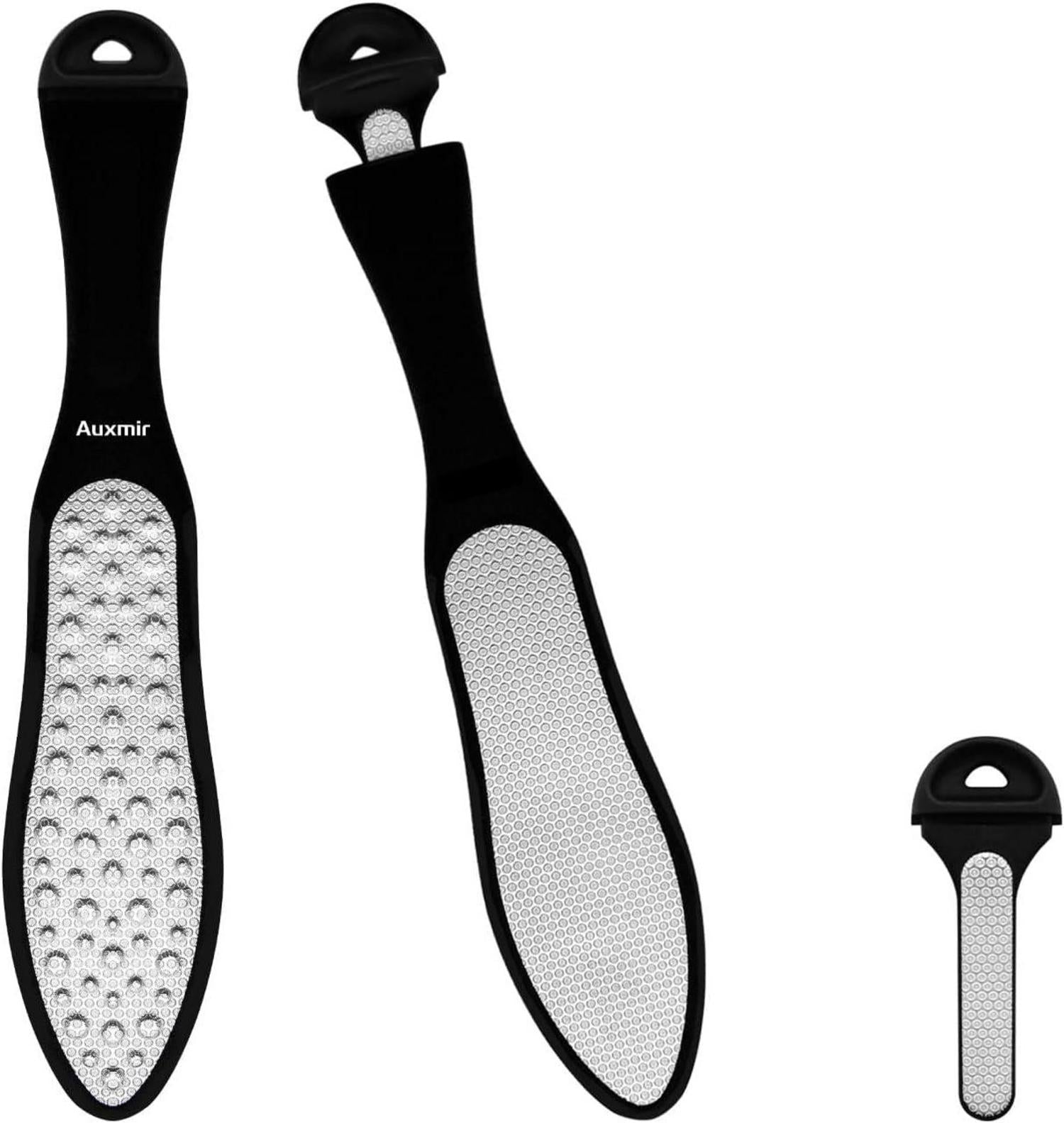 Hornhautentferner 3-in-1 Fußfeile Grob Fein Mini Edelstahl