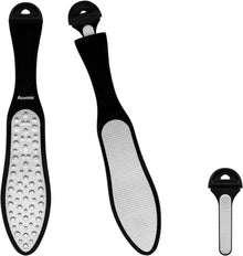 Hornhautentferner 3-in-1 Fußfeile Grob Fein Mini Edelstahl