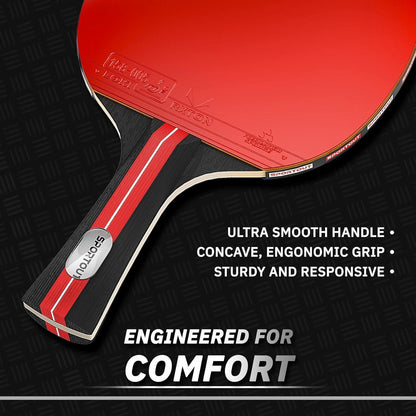 Tischtennisschläger Set Tischtennis Set 2 Schläger 3 Bälle