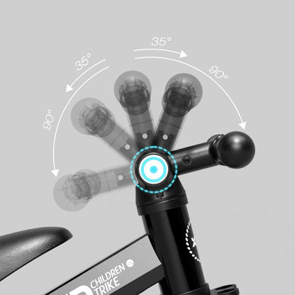 Kinder Dreirad Laufrad Verstellbarer Sitz abnehmbares Pedal