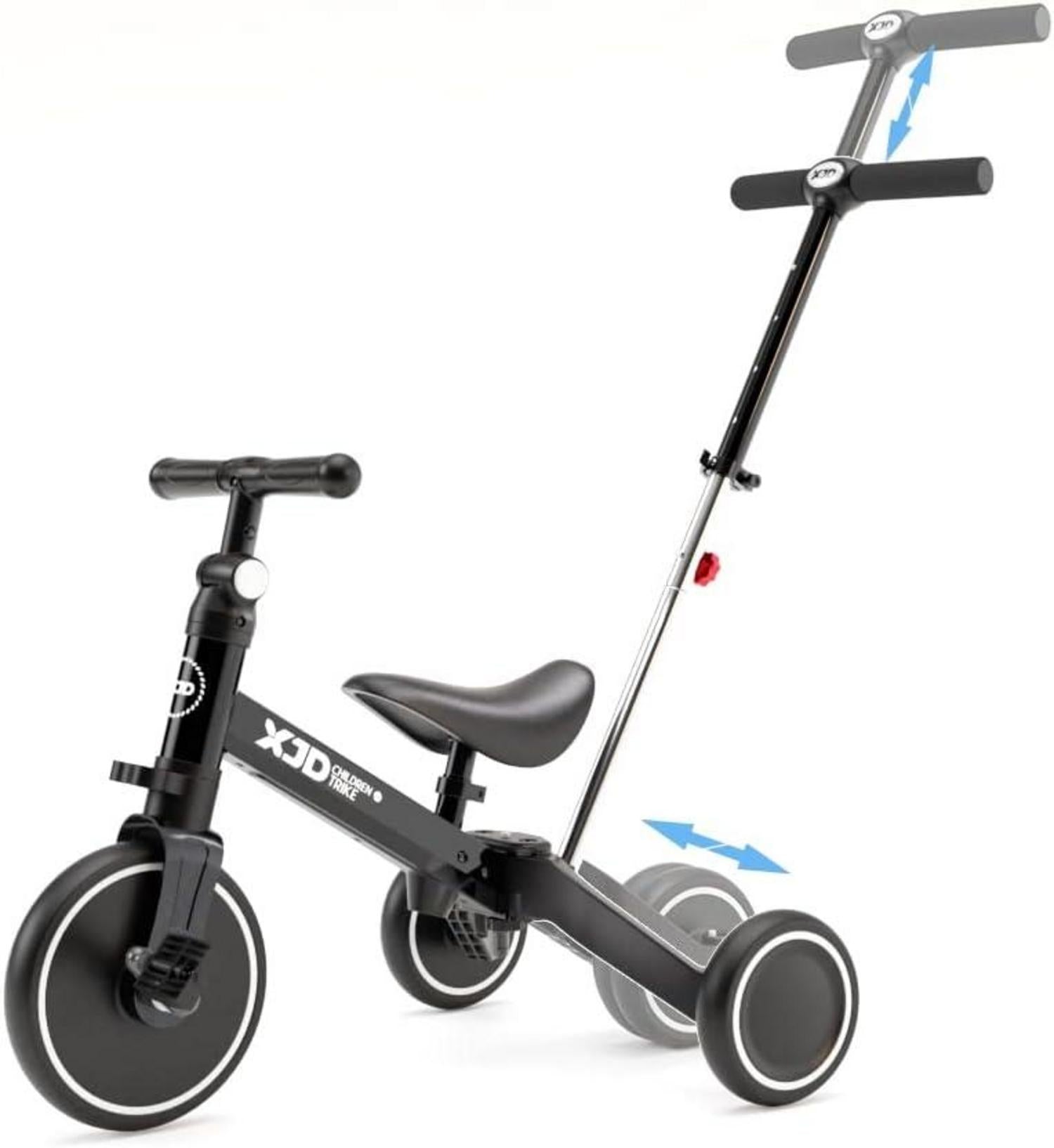 Dreirad Laufrad 4-in-1 Kinder Kinderdreirad Verstellbarer Sitz Pedal