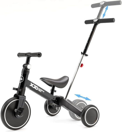Dreirad Laufrad 4-in-1 Kinder Kinderdreirad Verstellbarer Sitz Pedal