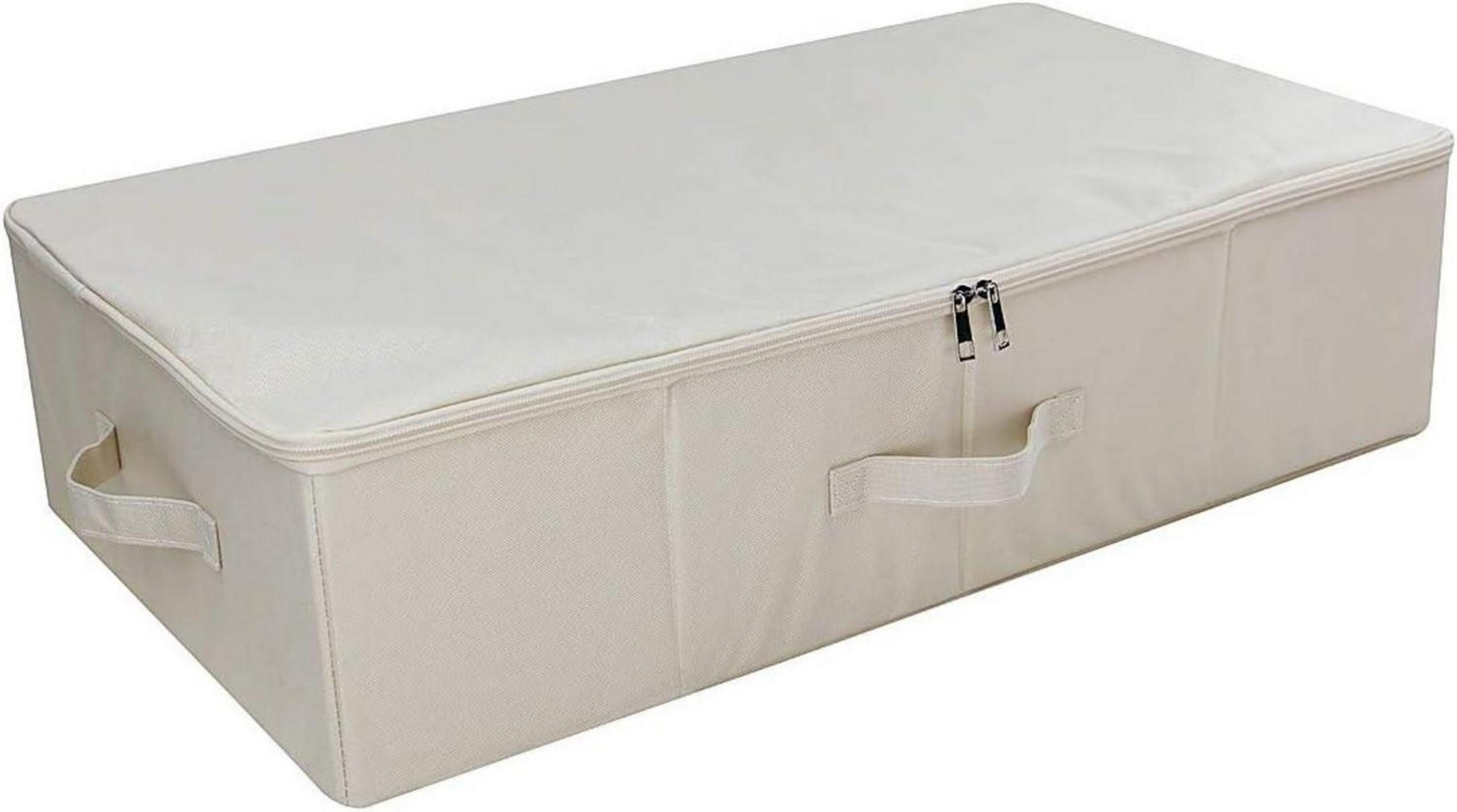 Aufbewahrungsbox Unterbett Organizer Leinen PP-Kunststoffplatte
