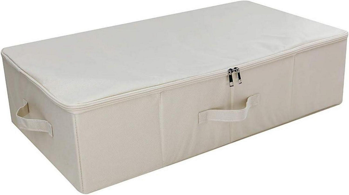 Aufbewahrungsbox Unterbett Organizer Leinen PP-Kunststoffplatte