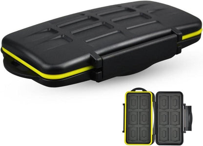 Wasserdichte Speicherkarte Tasche für 12 SD + 12 Micro SD Karten