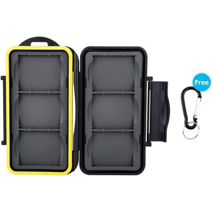 Wasserdichte CF Speicherkarten Tasche mit Karabiner - 6