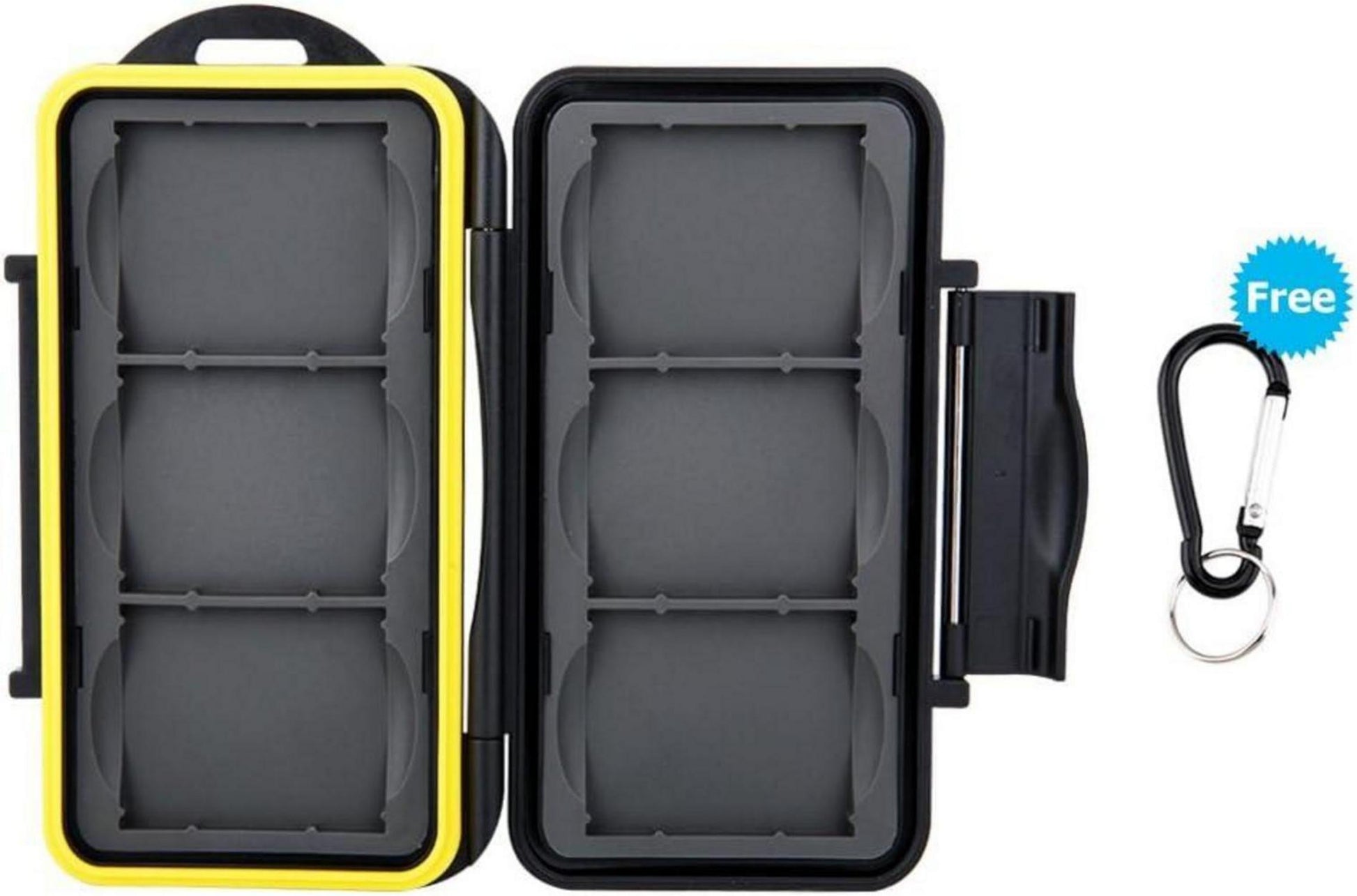 Speicherkarten Tasche Wasserdicht Schutzhülle für 6 CF Compact Flash Karten