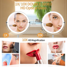 Schminkspiegel Kosmetik 1X 10X Vergrößerung 360°Drehbar
