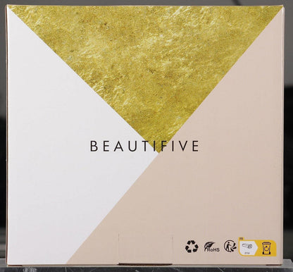 Beautifive Schminkspiegel 1X/10X Vergrößerung Silber 360°Drehbar
