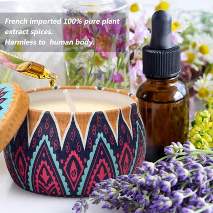 Duftkerzen Geschenkset Sojawachs Aromatherapie Muttertag Weinachten