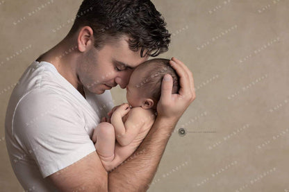 2x3m Fotohintergrund Mikrofaser Hellbraun für Fotografie Baby Hochzeit