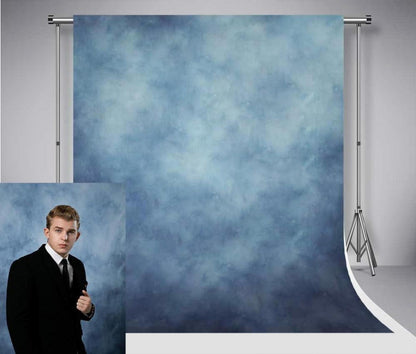 Blau Fotostudio Hintergrund Mikrofaser 2.5x2,5m Porträt Baby Abstrakte