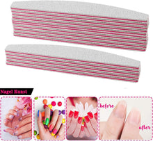 50 Stück Nagelfeilen 100/180 für gelnägel Profi
