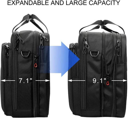 KROSER Laptop Tasche XXL 18.5 Zoll Wasserabweisend Schwarz