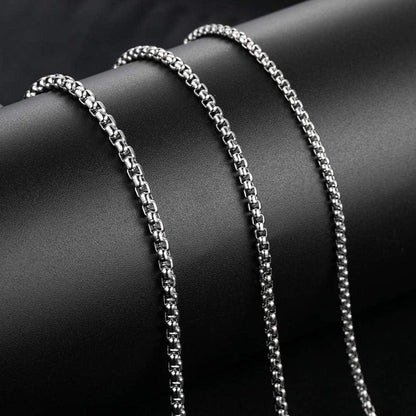 Edelstahl Seilkette 3mm Breite 60cm Länge für Damen und Herren