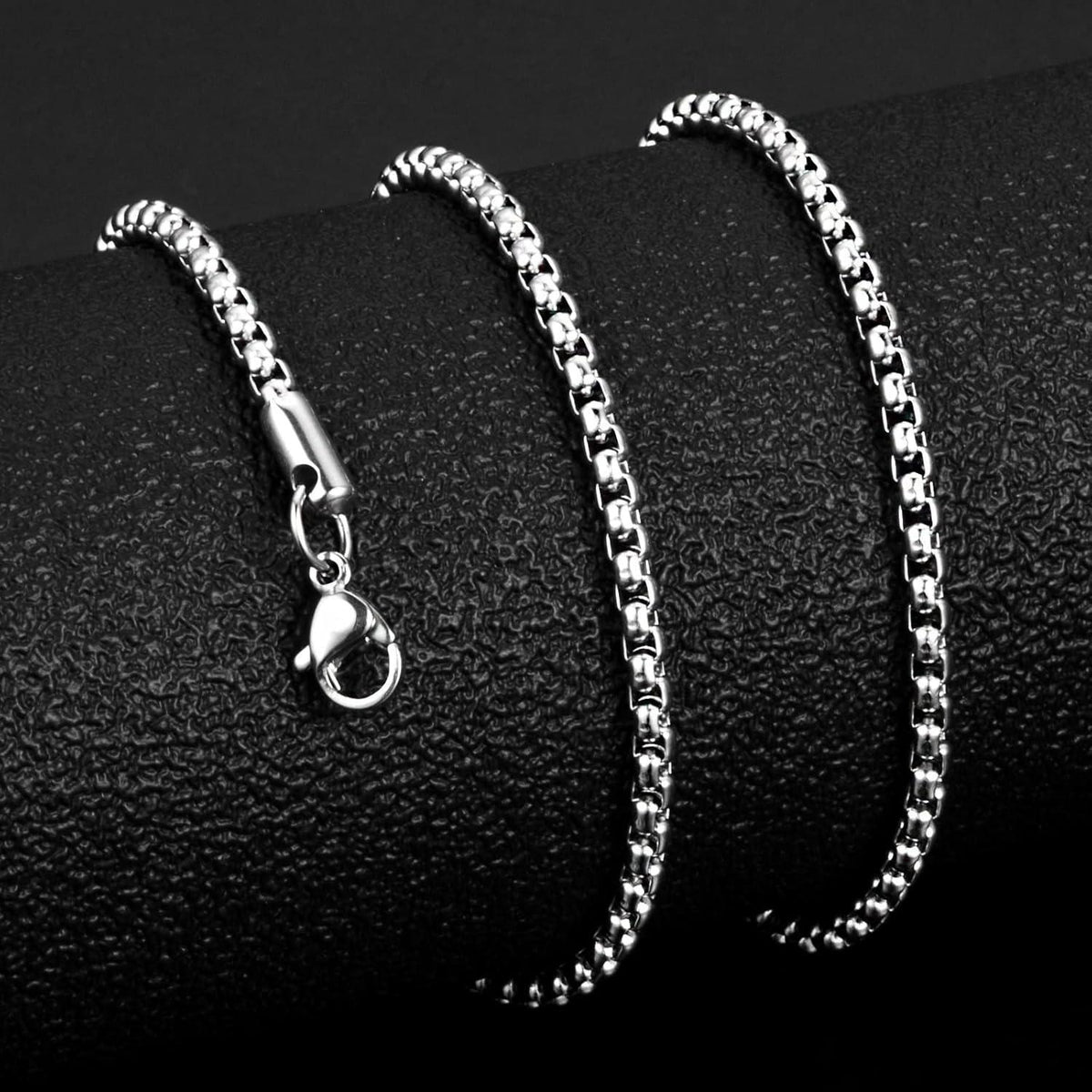 Edelstahl Seilkette 3mm 80cm für Damen und Herren