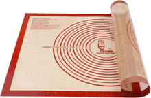 Antihafte Silikon Backunterlage Groß 71x51cm Rot - Matte mit Messung