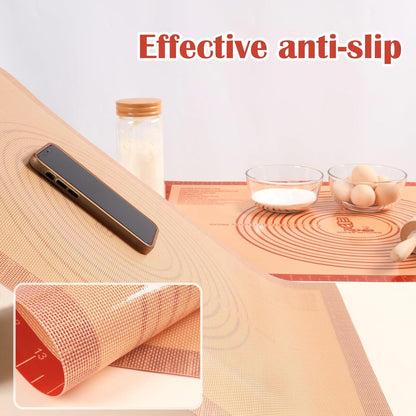 Backmatte Silikon Groß 71x51cm Rutschfeste Antihafte Teigmatte Matte, BPA Frei