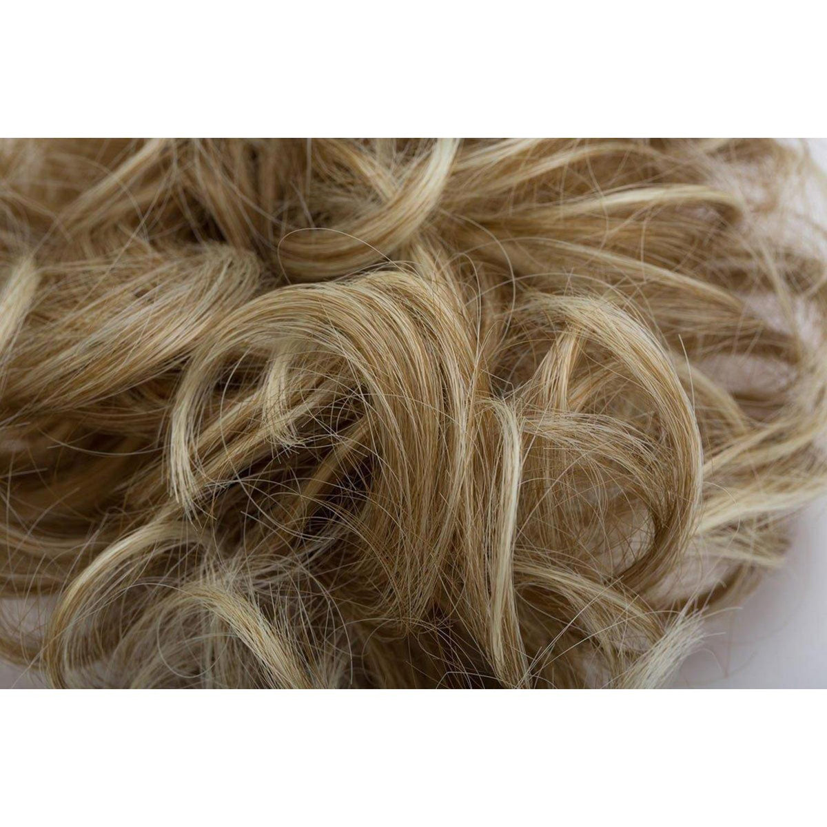 Voluminöses Haarverlängerung Haargummi Kaffee Brown - Blond