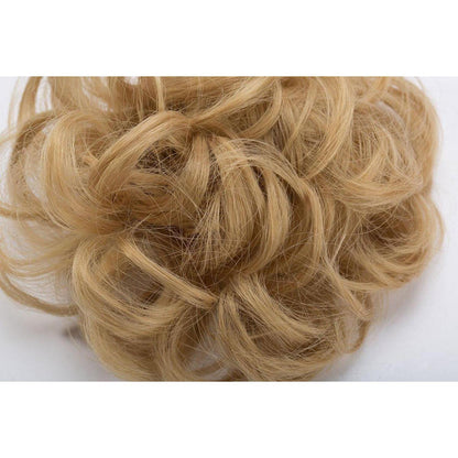 Voluminöses Dutt-Haargummi Dunkelblond Graublond