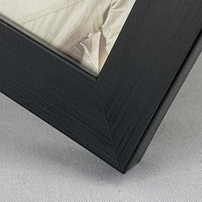 Fotorahmen Set Schwarz 10x15cm - Bilderrahmen für Fotos