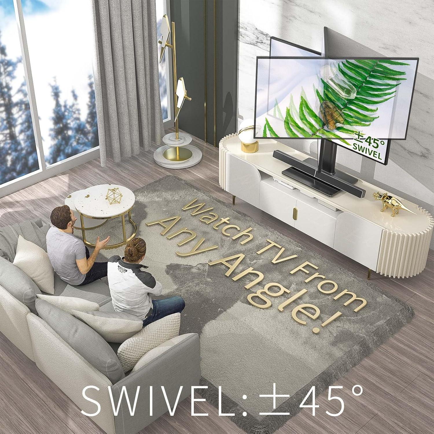 Universal TV Standfuß Höhenverstellbar 19-43 Zoll LCD LED