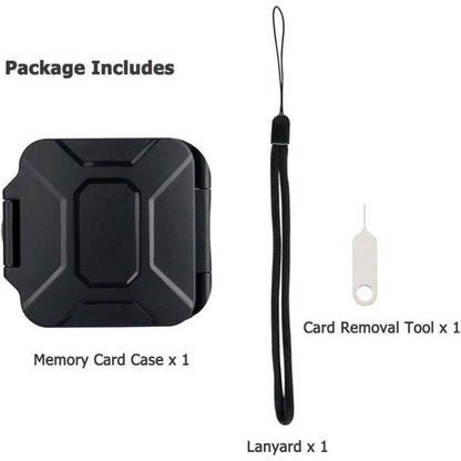 Wasserdichte Speicherkarten-Tasche für 4 SD+4 Micro