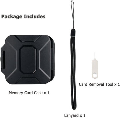 Wasserdichte Speicherkarten Tasche für SD und Micro SD Karten - 8 Slots mit