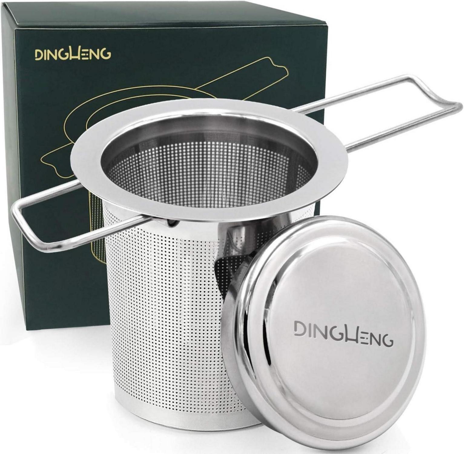 Teesieb Edelstahl Premium Qualität für losen Tee