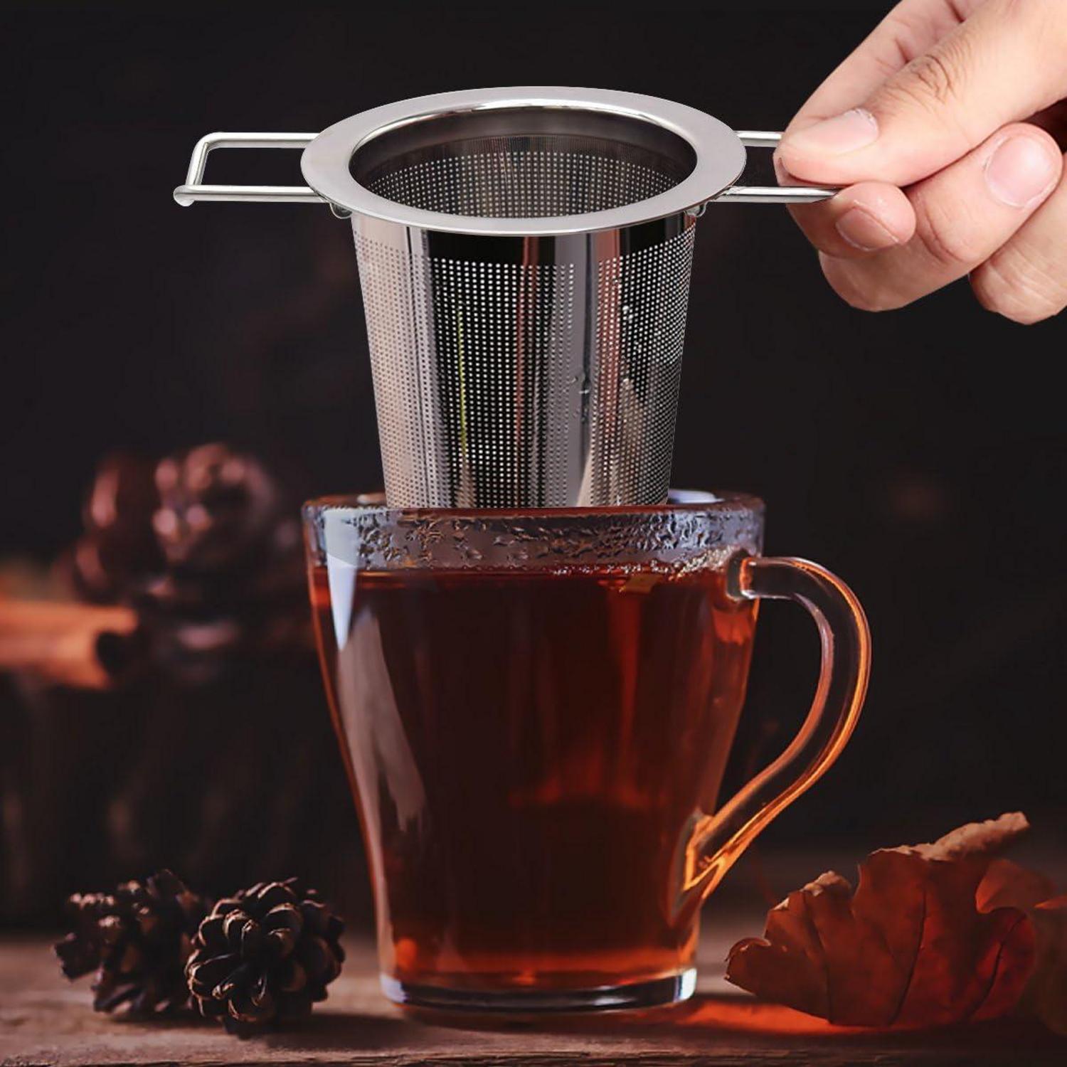 DINGHENG Teesieb Teefilter Edelstahl Rostfrei Premium Qualität