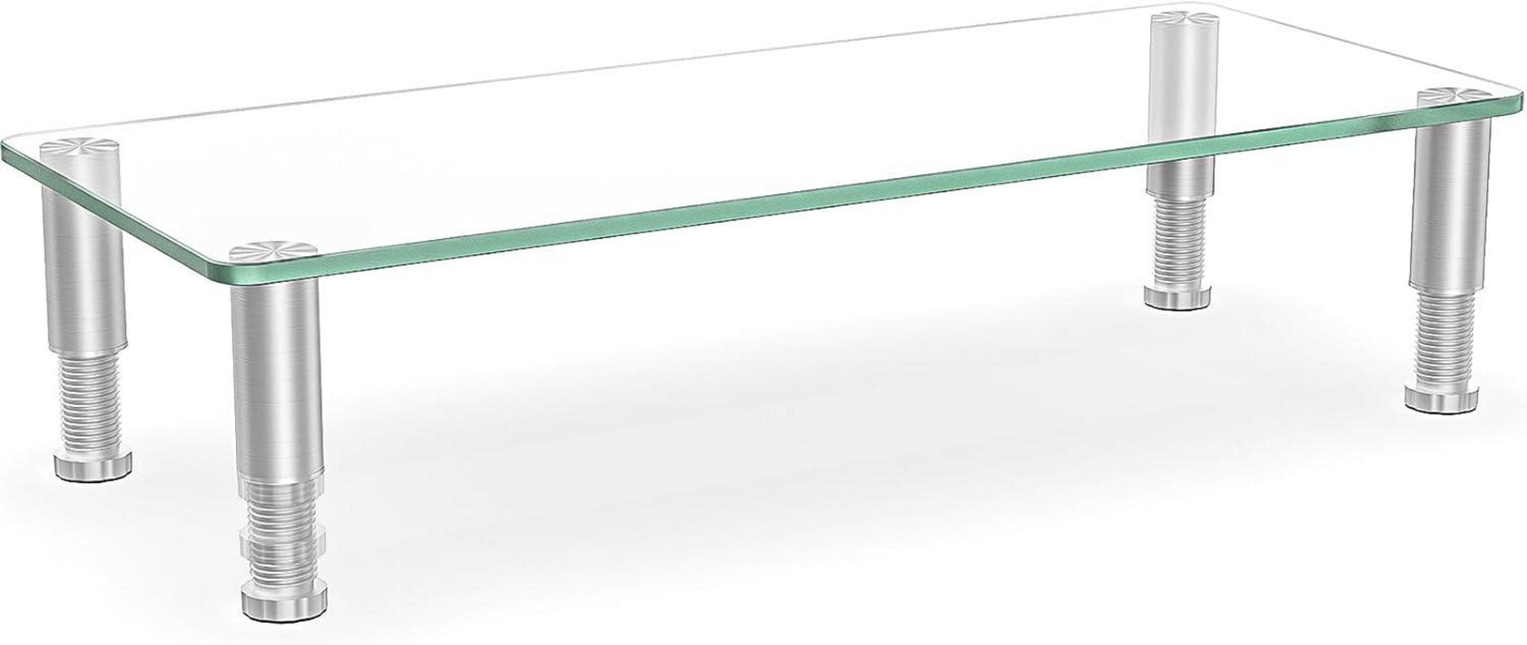 Monitorständer Glas Laptopständer Höhenverstellbar ergonomisch