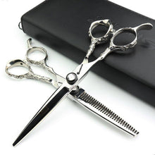 6-Zoll Linkshänder Friseurschere Set | 440C Stahl, Professionell