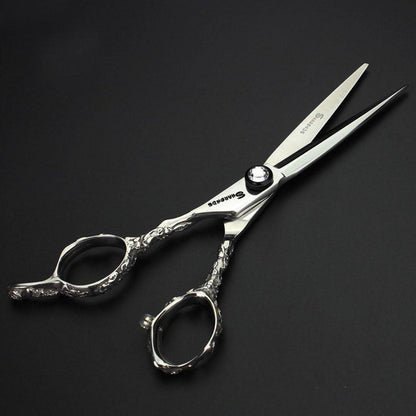 6-Zoll Linkshänder Friseurschere Set | 440C Stahl, Professionell