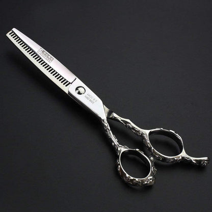 6-Zoll Linkshänder Friseurschere Set | 440C Stahl, Professionell