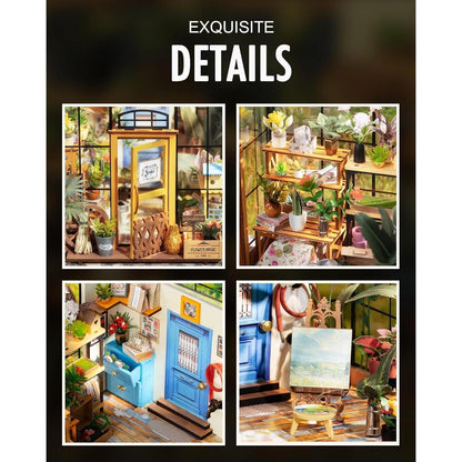 Rolife DIY Miniatur Gewächshaus Puppenhaus Bausatz für
