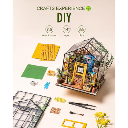 Rolife DIY Miniatur Gewächshaus Puppenhaus Bausatz für