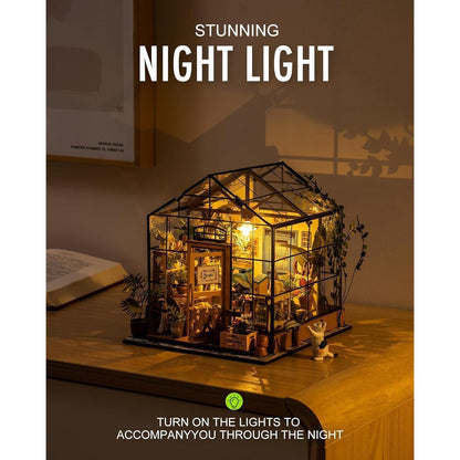 Rolife DIY Miniatur Gewächshaus Puppenhaus Bausatz für