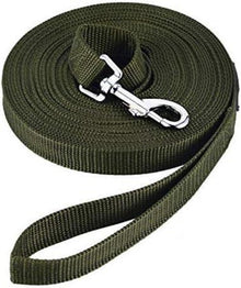 10m Nylon Hundeleine für Hunde, Schleppleine mit D-Karabiner, Robust