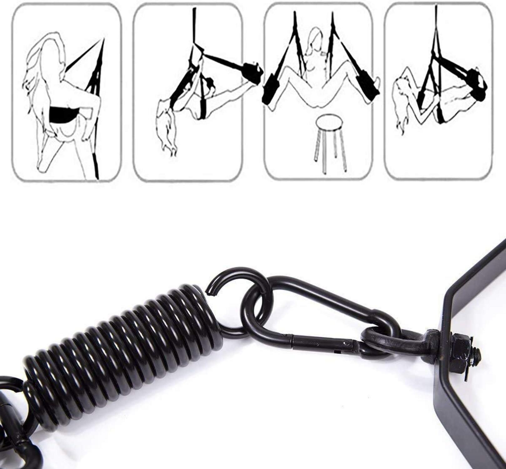 Liebesschaukel Sexschaukel Schwarz BDSM Sexspielzeug Paare Bondageset