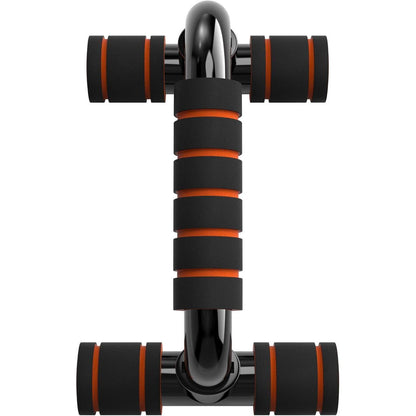 Schwarz-Orange Liegestützgriffe 100kg Leicht Demontierbar