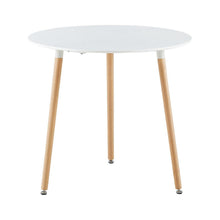 Runder Esstisch Weiß 80cm – Skandinavischer Küchentisch