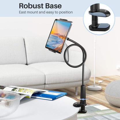 Flexibler Tablet Halter mit Schwanenhals – Verstellbarer Arm für iPad & Co.