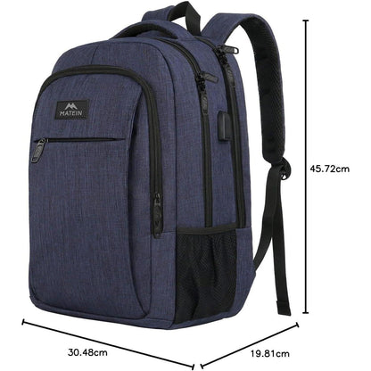 MATEIN Schulrucksack 15,6 Zoll Laptop Rucksack USB