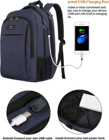 MATEIN Schulrucksack 15,6 Zoll Laptop Rucksack USB