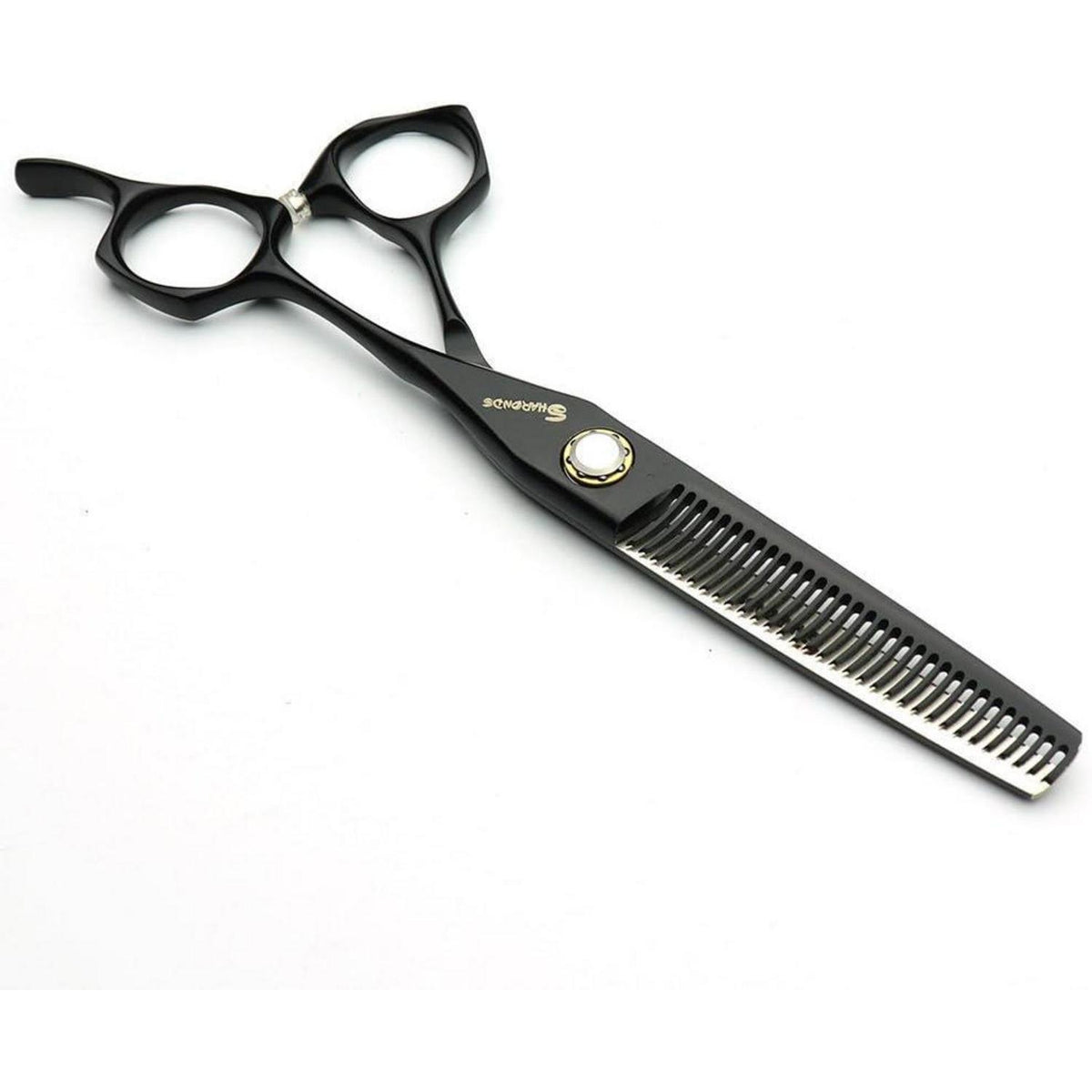 Professionelle Friseurschere 6 Zoll Edelstahl Schwarz