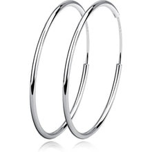Damen Vintage Sterling Silber Creolen Ohrringe 20-60mm