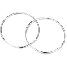 Damen Vintage Sterling Silber Creolen Ohrringe 20-60mm